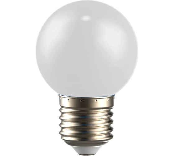 Светодиодная декоративная лампа IEK Lighting g45 шар 1вт 230в теплый белый e27 LLE-G45-1-230-WW-E27