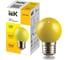 Светодиодная декоративная лампа IEK Lighting g45 шар 1вт 230в желтый e27 LLE-G45-1-230-Y-E27 1