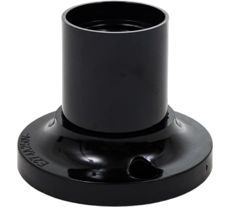 Потолочный прямой патрон FERON Lh83 Е27 250v, карболит, латунь, черный, размер 55x71 мм, 41042