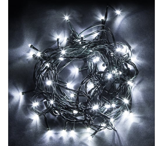 Гирлянда FERON CL07 24V, 400LED, 4000K, 14W, с 48W-драйвером, IP44, шнур 3м, 0.2мм 26734