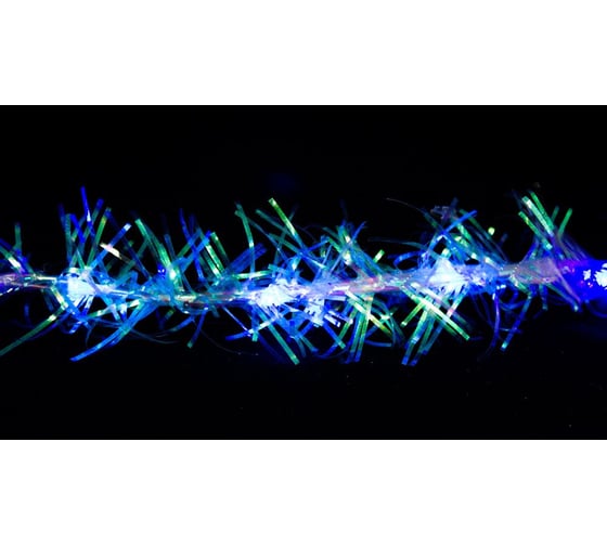 Гирлянда FERON CL40 230V, 100LED синий, 5W, 20mA, IP20, шнур 4.3м, 0.15мм 26801