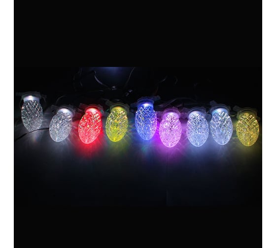 Гирлянда FERON CL56 5V, 10 RGB LED, расстояние между LED 32см, IP20, длина 4м, шнур 2м, макс. кол-во подключения: 5 гирлянд 26821