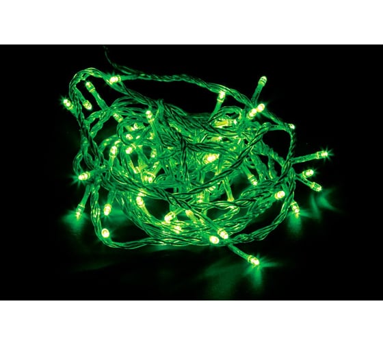 Гирлянда FERON CL02 230V, 20LED, зеленый, 3.6W, IP20, шнур 1.5м, 0.5мм 26770 1