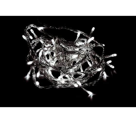 Гирлянда FERON CL03 230V, 40LED, 4000K, 3.6W, с контроллером, IP20, шнур 1.4м, 0.5мм 26730