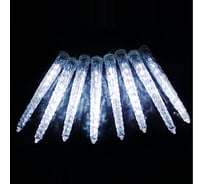 Гирлянда FERON CL36 6V, 80LED, белый, 10 LED/1колба, 2.1м, 1.2W, 41mA, 6V-адаптер, IP20, шнур 3м, 0.2мм 26754