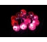 Гирлянда FERON CL52 24V, 12LED белый, цвет стекла: красный, 1W, 42mA, 24V-адаптер, IP20, шнур 3м, 0.12мм 26760 1