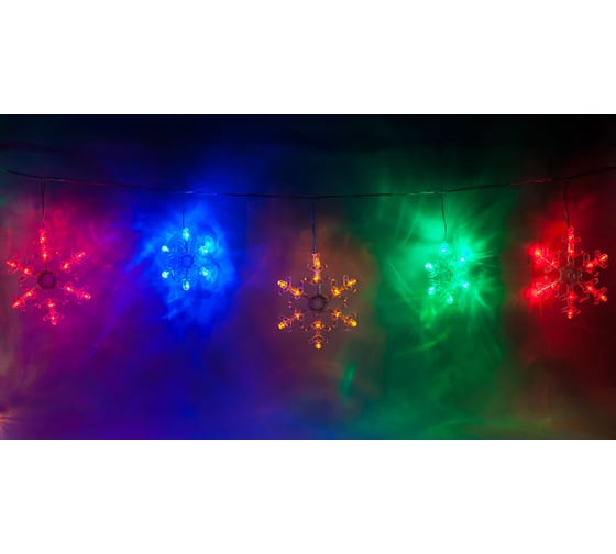 Гирлянда FERON CL108 220-240V, 120LED, мультиколор, контроллер, IP44, длина 3м, шнур 1.5м 26941 1