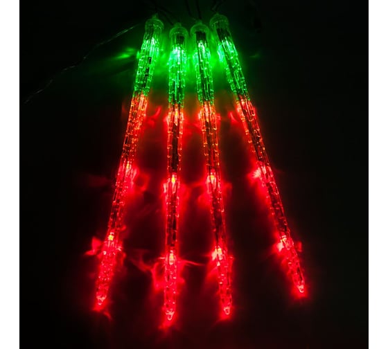 Гирлянда FERON CL115 24V, 16LED, RGB, IP44, 4 подвеса, расстояние между подвесами: 30см, длина 1м, шнур 3.1м 26919