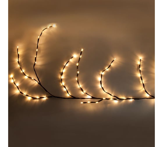 Гирлянда FERON CL125 220-240V, 96LED, 2700К, IP20, длина 1.5м, шнур 1.5м 26934