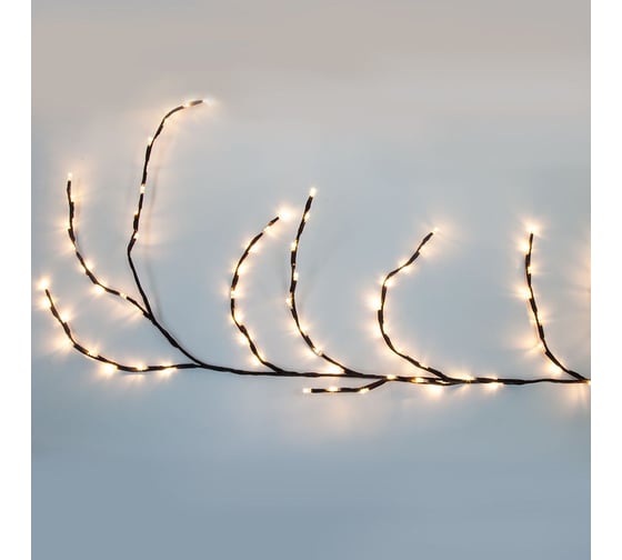 Гирлянда FERON CL125 220-240V, 96LED, 2700К, IP20, длина 1.5м, шнур 1.5м 26934