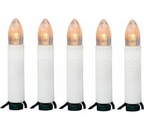 Гирлянда Neon-Night Свечи 6м, темно-зеленый ПВХ, 30 LED тепло-белые 303-084