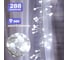 Гирлянда Neon-Night Мишура 3м, прозрачный ПВХ, 288 LED белые 303-605 3
