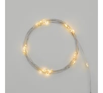 Гирлянда Neon-Night Роса, 2м, 20 LED теплый белый, IP20, 2хCR2032 в комплекте 303-006
