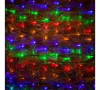 Гирлянда Neon-Night СЕТЬ 2х1.5м, черный ПВХ, 240LED мульти 215-029