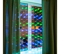 Гирлянда Neon-Night СЕТЬ 1.8х1.5м, прозрачный ПВХ, 180LED мульти 215-139