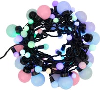 Гирлянда Neon-Night Мультишарики d=17,5мм, d=23мм, d=45мм, 10м, черный ПВХ, 80LED RGB 303-589