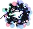 Гирлянда Neon-Night Мультишарики d=17,5мм, d=23мм, d=45мм, 10м, черный ПВХ, 80LED RGB 303-589 1