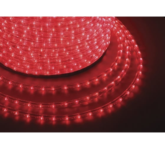 Гирлянда дюралайт Neon-Night, двухжильная, 230В, 13мм, 30 LED/м, красный, бухта 100м 121-122-6 1