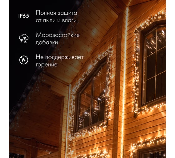Гирлянда дюралайт Neon-Night LED, 36 LED/м, белый, свечение с динамикой, бухта 100м 121-325