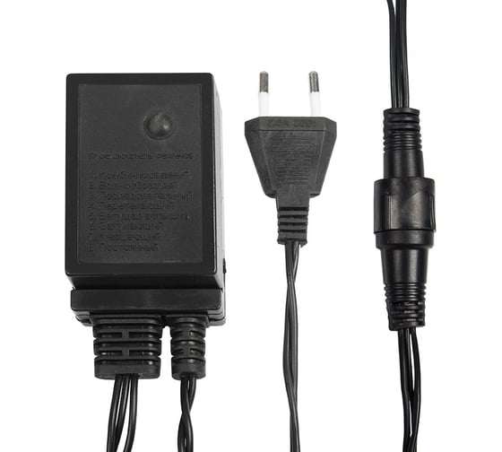 Гирлянда-нить Neon-Night 10м, черный ПВХ, 100 LED Синие IP65 303-133