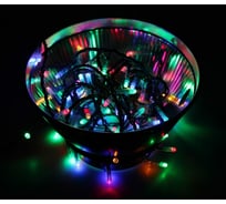 Гирлянда Neon-Night нить 15м, темно-зеленый ПВХ, 120 LED МУЛЬТИ 303-059
