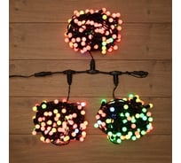 Гирлянда Neon-Night Клип лайт - МУЛЬТИШАРИКИ 24В, 3 нити по 20 м, свечение с динамикой, 399 LED RGB 323-619