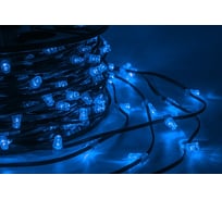 Гирлянда Neon-Night Клип лайт 12В, 100м, шаг 150 мм, 660 LED Синие, с трансформатором 325-123