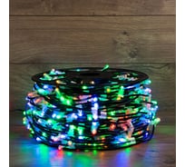 Гирлянда Neon-Night Клип лайт 12В, 100м, шаг 150 мм, 665 LED МУЛЬТИ RGYB, с трансформатором 325-129