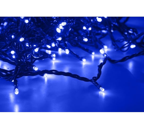 Гирлянда Neon-Night Клип лайт 24В, 5 нитей по 20 м, 665 LED синий 323-503
