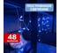 Гирлянда Neon-Night АЙСИКЛ бахрома, 1.8х0.5м, белый ПВХ, 48 LED СИНИЕ 255-023 3