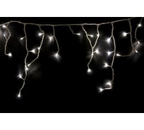 Гирлянда Neon-Night АЙСИКЛ бахрома, 1.8х0.5м, белый ПВХ, 48 LED БЕЛЫЕ 255-025