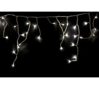 Гирлянда Neon-Night АЙСИКЛ бахрома, 1.8х0.5м, прозрачный ПВХ, 48 LED БЕЛЫЕ IP20 255-015