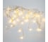 Гирлянда Neon-Night АЙСИКЛ бахрома, 1.8х0.5м, прозрачный ПВХ, 48 LED ТЕПЛО-БЕЛЫЕ IP20 255-016 1