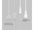 Гирлянда Neon-Night Бахрома, 4,8x0,6 м, белый ПВХ, 176 LED белые, IP65, постоянное свечение, нужен блок питания 255-137 4