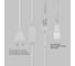 Гирлянда Neon-Night Бахрома, 4,8x0,6 м, прозрачный ПВХ, 176 LED тепло-белые, IP65, нужен шнур питания 255-146 4