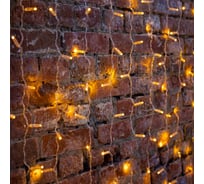 Гирлянда Neon-Night Занавес 2x1,5м, 192 LED желтый, прозрачный ПВХ, IP65, без блока питания 235-301-6