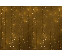 Гирлянда Neon-Night ДОЖДЬ занавес 2х3м, белый ПВХ, 760 LED ЖЁЛТЫЕ 235-131
