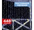 Гирлянда Neon-Night Занавес 2x3м, 448 LED белый, прозрачный ПВХ, IP65, без блока питания 235-155-6 3