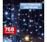 Гирлянда Neon-Night Занавес 2x6м, черный ПВХ, 768 LED белый, IP65, без блока питания 235-165 3