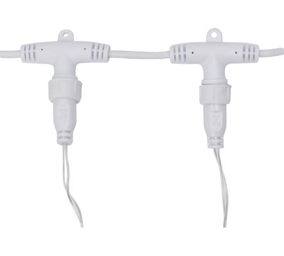 Гирлянда Neon-Night Занавес 2x9м, 1200 LED белый, прозрачный ПВХ, IP65, блок в комплекте 235-195