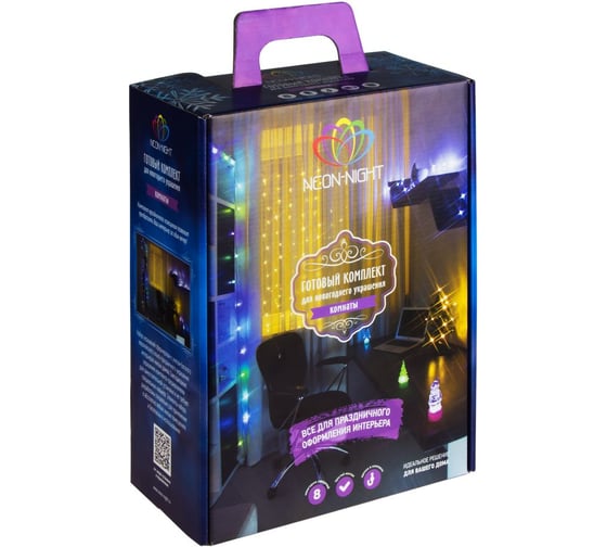 Набор Комната Neon-Night цвет гирлянд Мультиколор 500-029