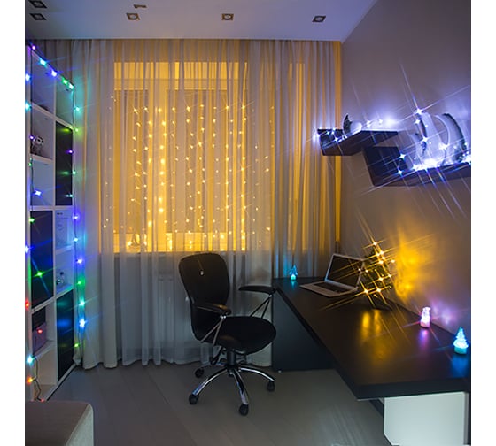Набор Комната Neon-Night цвет гирлянд Синий 500-023