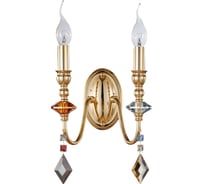 Бра Crystal lux MERCEDES AP2 GOLD/COLOR
