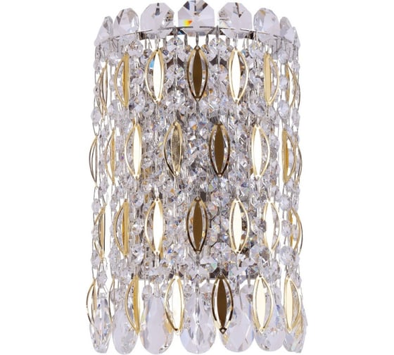 Настенный светильник Crystal lux Lirica AP2 Chrome/Gold-Transparent 1