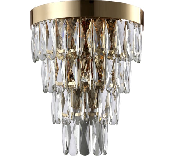 Настенный светильник Crystal lux Abigail AP3 Gold/Transparent
