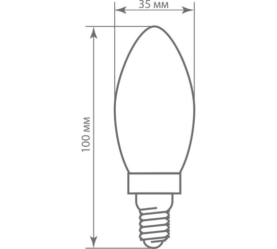 Светодиодная диммируемая лампа FERON LB-68 5W 230V E14 2700K 25651
