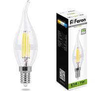 Светодиодная диммируемая лампа FERON LB-167 7W 230V E14 4000K 25873