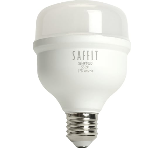 Светодиодная лампа SAFFIT (без переходника) SBHP1030 30W 230V E27-E40 6400K 55091