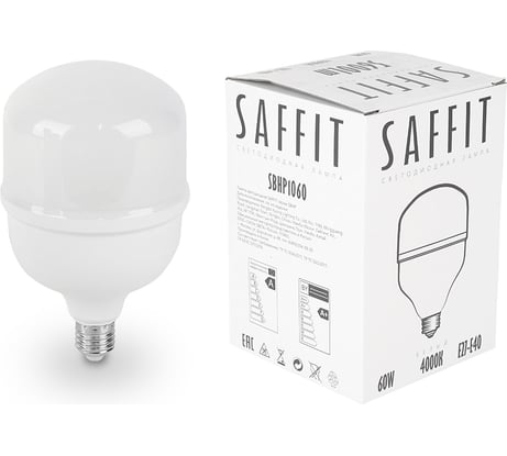 Лампа светодиодная SAFFIT 60W 230V E27-E40 4000K, SBHP1060 55096