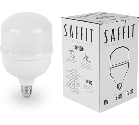 Лампа светодиодная SAFFIT 70W 230V E27-E40 6400K, SBHP1070 55099